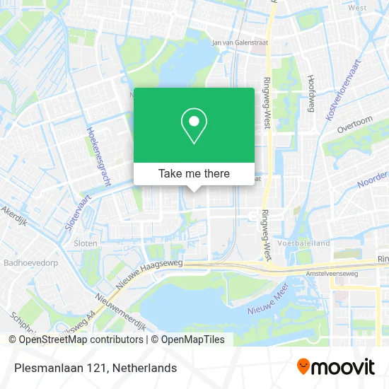 Plesmanlaan 121 map