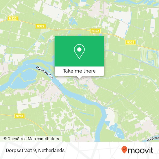Dorpsstraat 9 map