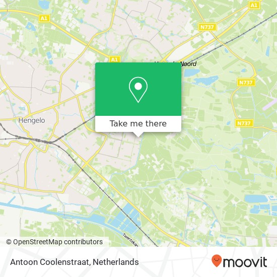 Antoon Coolenstraat map