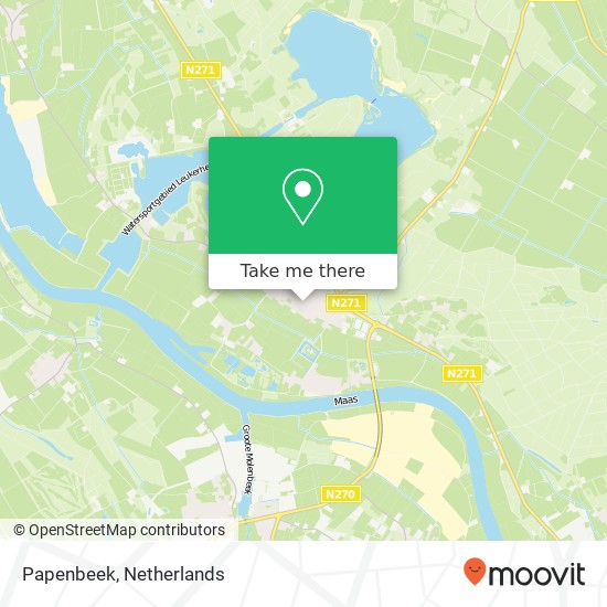 Papenbeek map