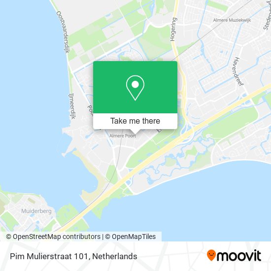 Pim Mulierstraat 101 map