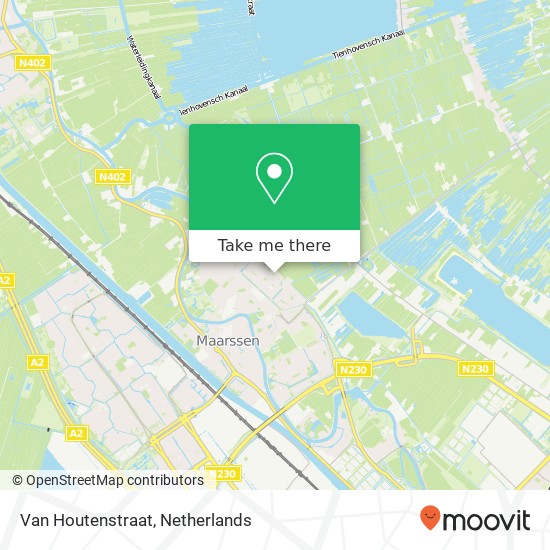 Van Houtenstraat map