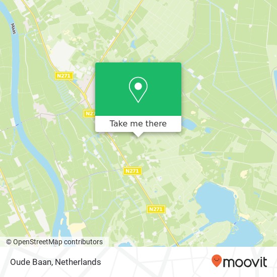 Oude Baan map