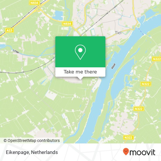 Eikenpage map