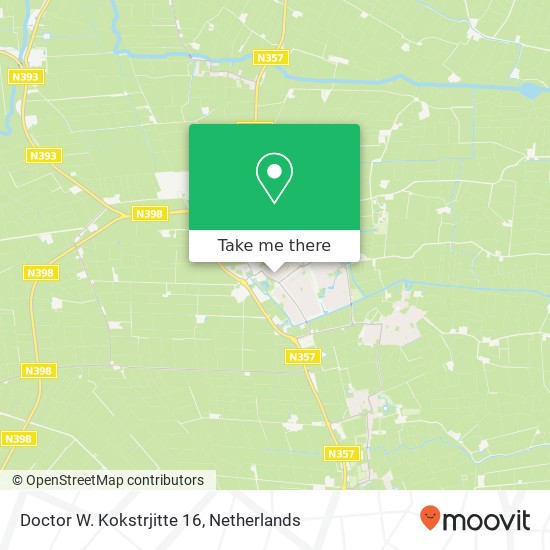 Doctor W. Kokstrjitte 16 map