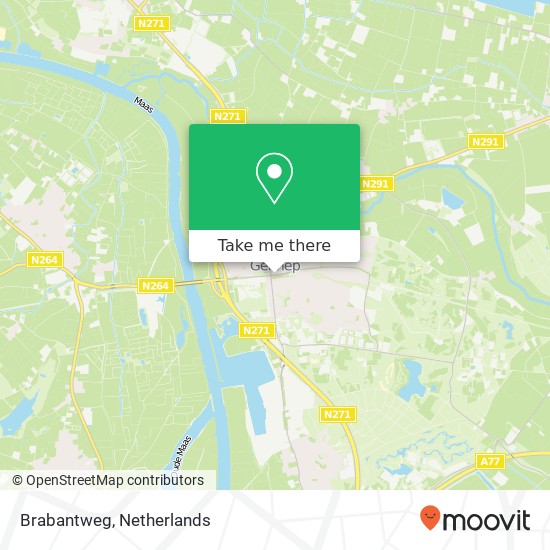 Brabantweg map