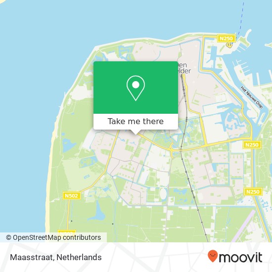 Maasstraat map