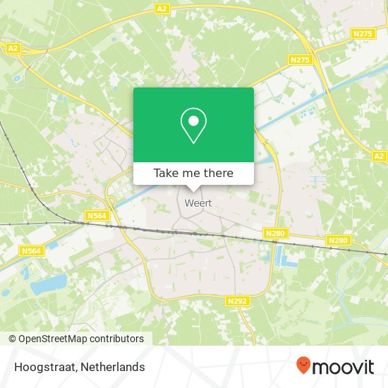 Hoogstraat map