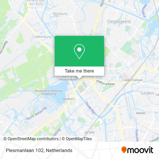 Plesmanlaan 102 map