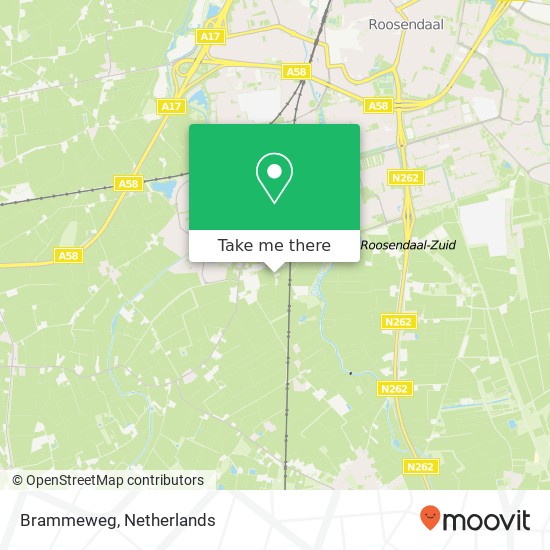 Brammeweg map