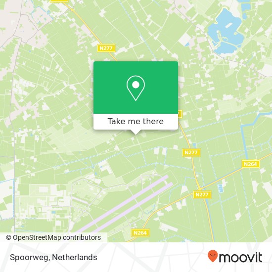 Spoorweg map