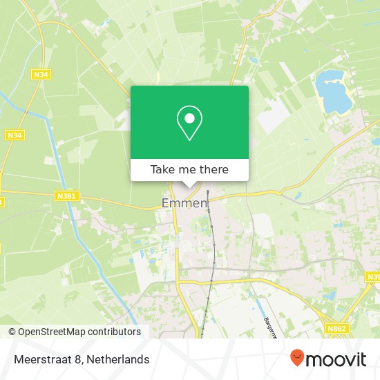 Meerstraat 8 map