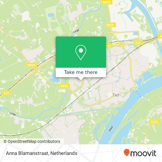 Anna Blamanstraat map