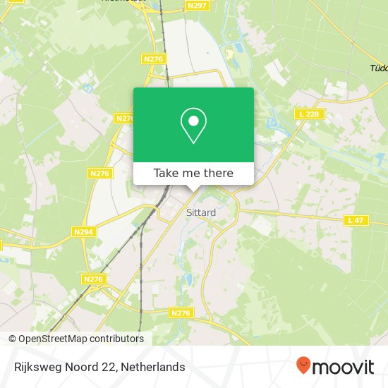 Rijksweg Noord 22 map