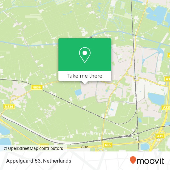 Appelgaard 53 map