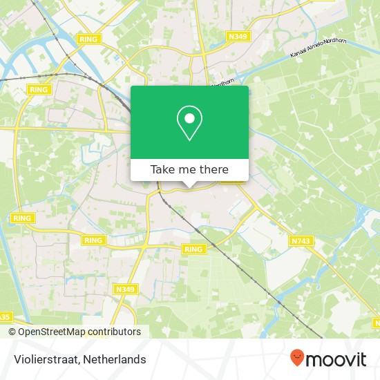 Violierstraat map