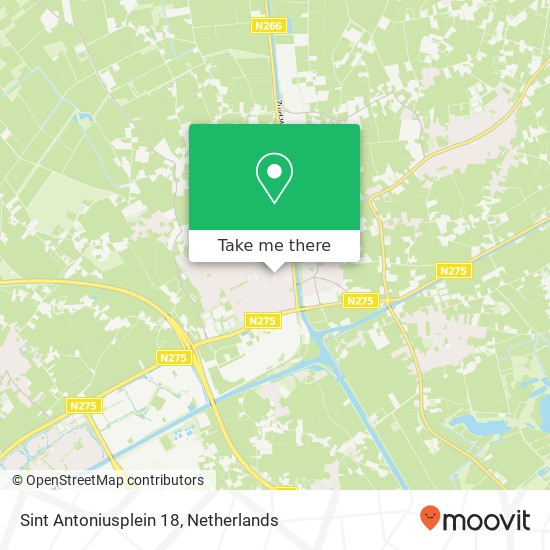 Sint Antoniusplein 18 map