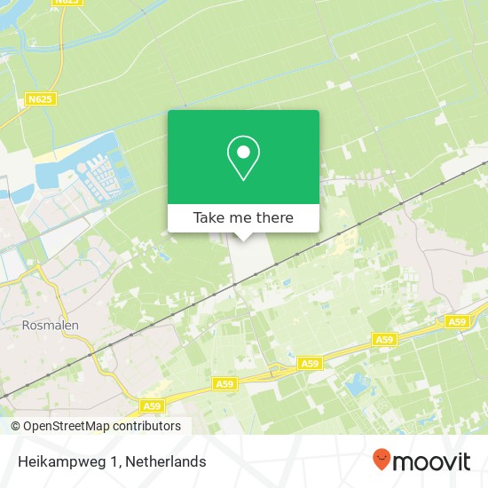 Heikampweg 1 map