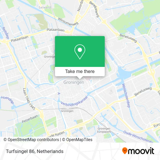 Turfsingel 86 map