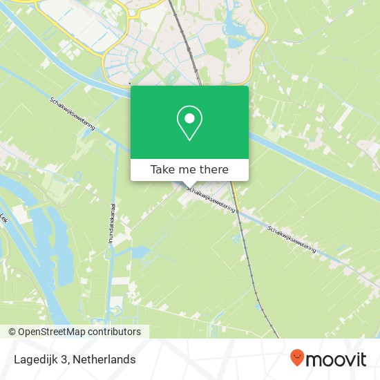 Lagedijk 3 map