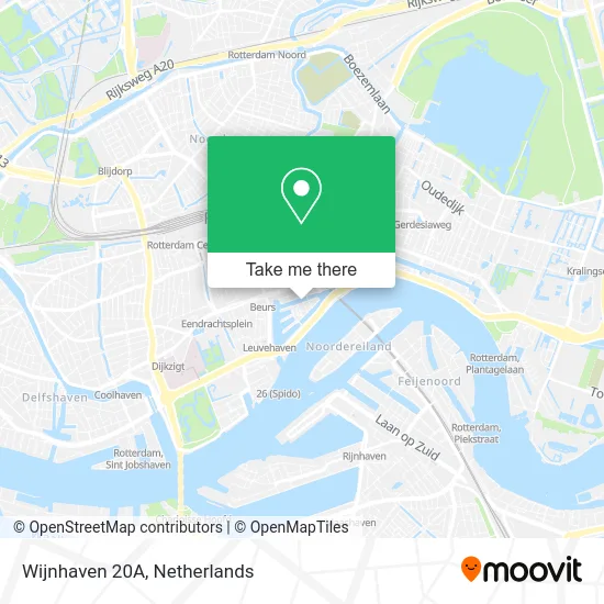 Wijnhaven 20A map