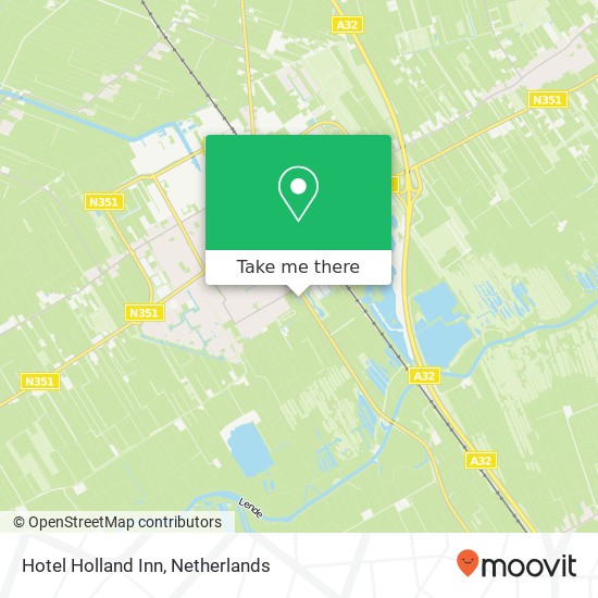 Hotel Holland Inn, Steenwijkerweg 52 map