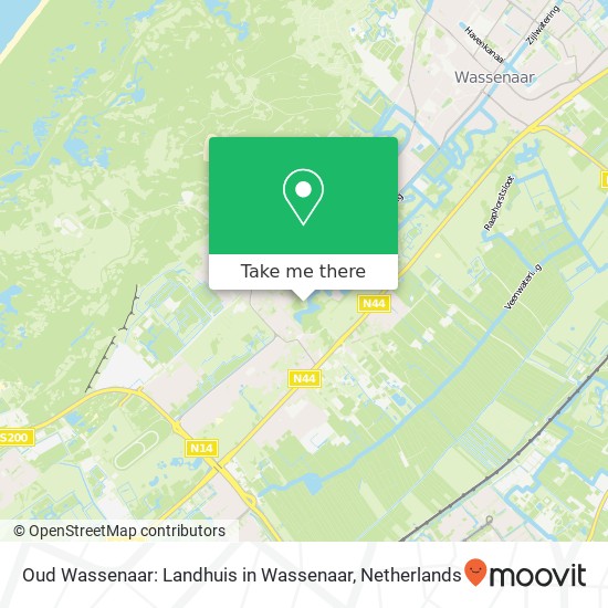 Oud Wassenaar: Landhuis in Wassenaar map