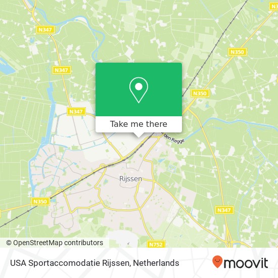 USA Sportaccomodatie Rijssen, Fahrenheitstraat 3 map