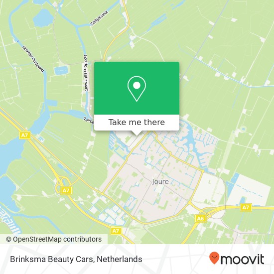 Brinksma Beauty Cars, Vegelinsweg 16 map