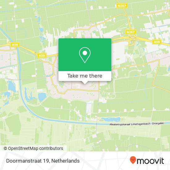 Doormanstraat 19, 5151 MG Drunen map