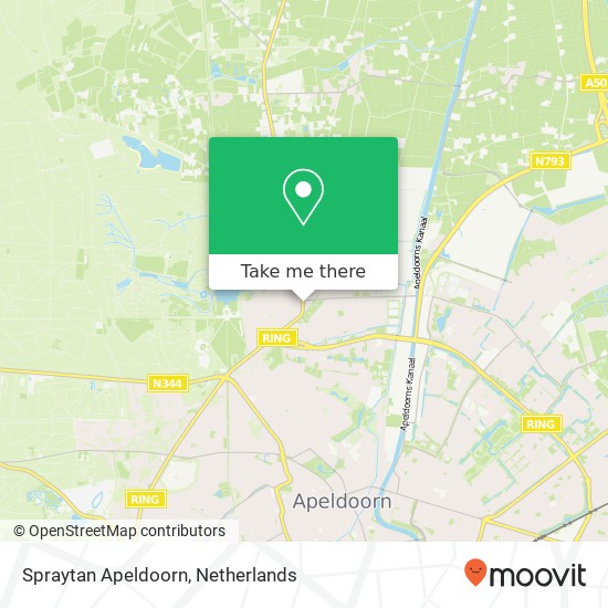 Spraytan Apeldoorn, Zwolseweg 200 Karte