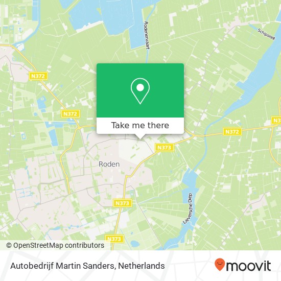 Autobedrijf Martin Sanders, Ceintuurbaan Noord 125 map