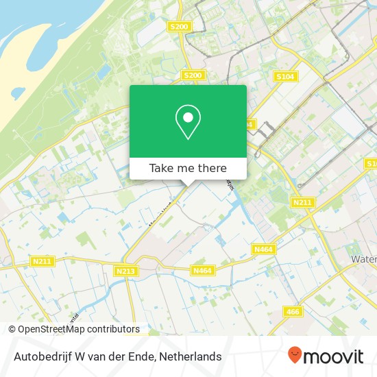 Autobedrijf W van der Ende, Nieuweweg 57 map