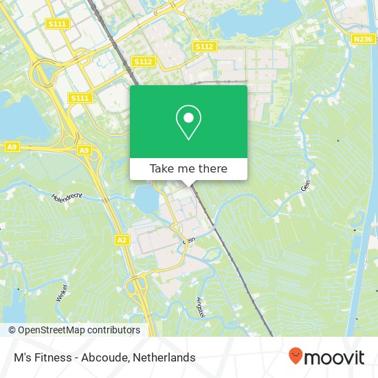 M's Fitness - Abcoude, Hollandse Kade 36A map