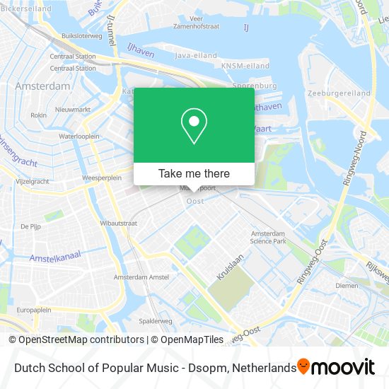 Dutch School of Popular Music - Dsopm map