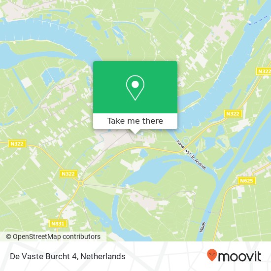 De Vaste Burcht 4, 5328 ES Rossum map