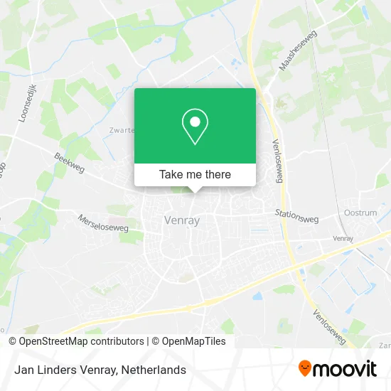 Jan Linders Venray map