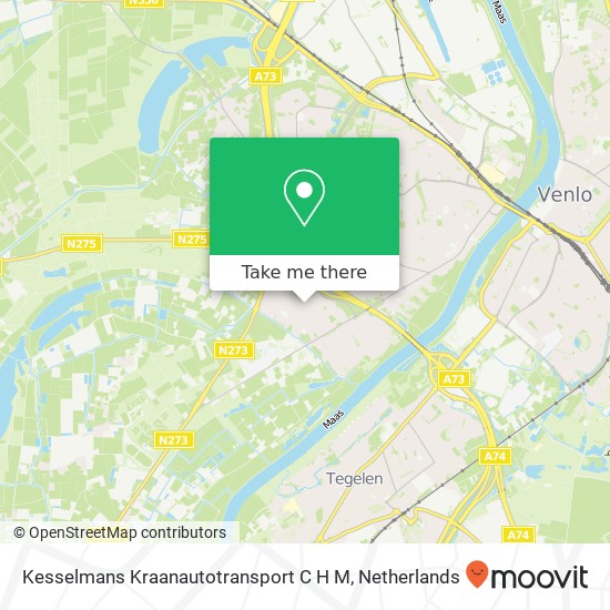 Kesselmans Kraanautotransport C H M map