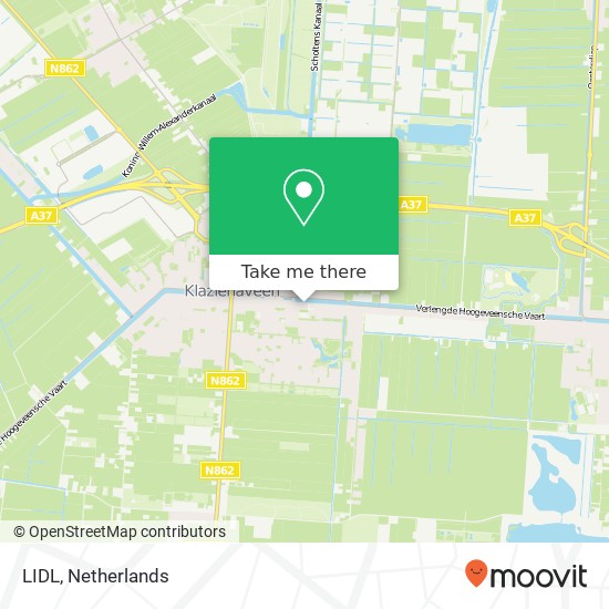 LIDL, Langestraat 149 map