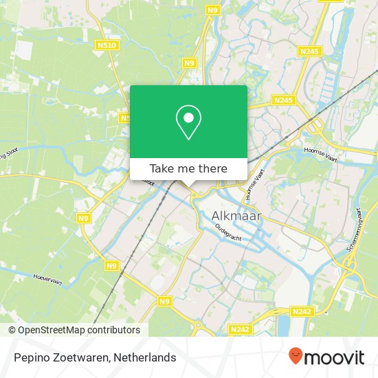 Pepino Zoetwaren, Scharlo 28 map