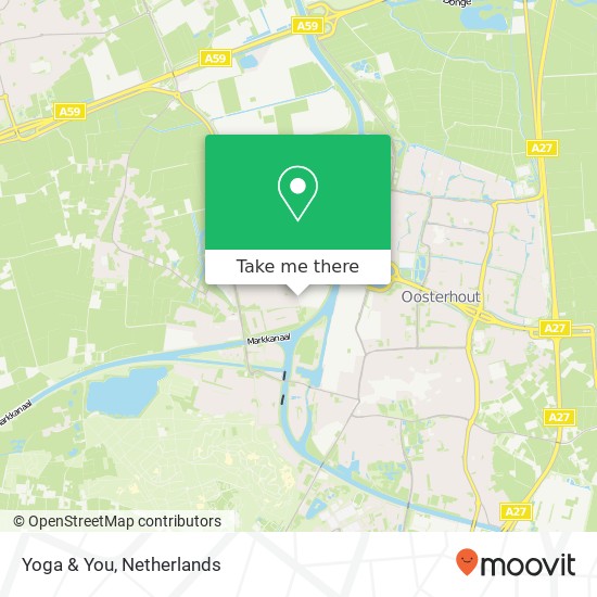 Yoga & You, Max Havelaardreef 176 map