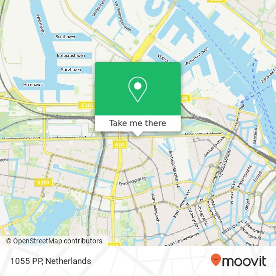 1055 PP, 1055 PP Amsterdam, Nederland map