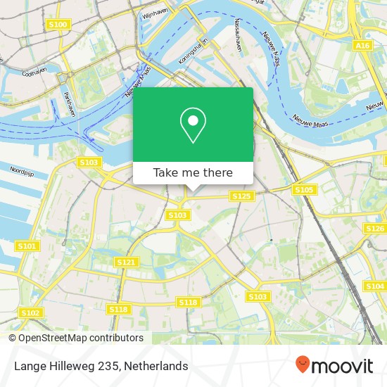 Lange Hilleweg 235, Lange Hilleweg 235, 3073 BP Rotterdam, Nederland Karte