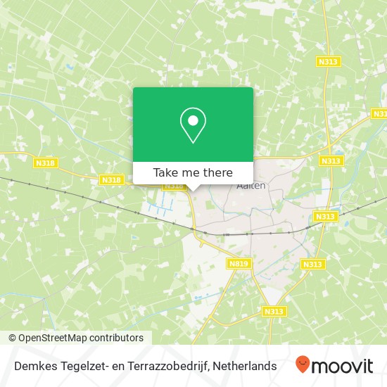 Demkes Tegelzet- en Terrazzobedrijf, Richterinkstraat 36 map