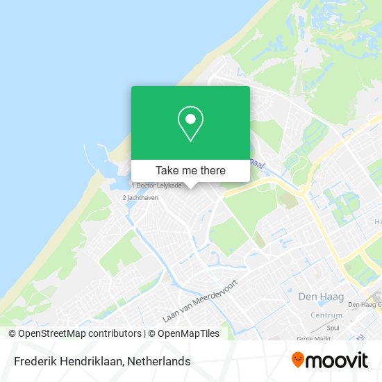 Frederik Hendriklaan map