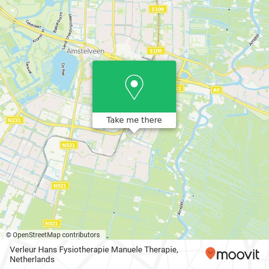 Verleur Hans Fysiotherapie Manuele Therapie, Marne 130F map