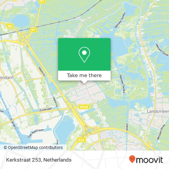 Kerkstraat 253, 1511 EG Oostzaan map