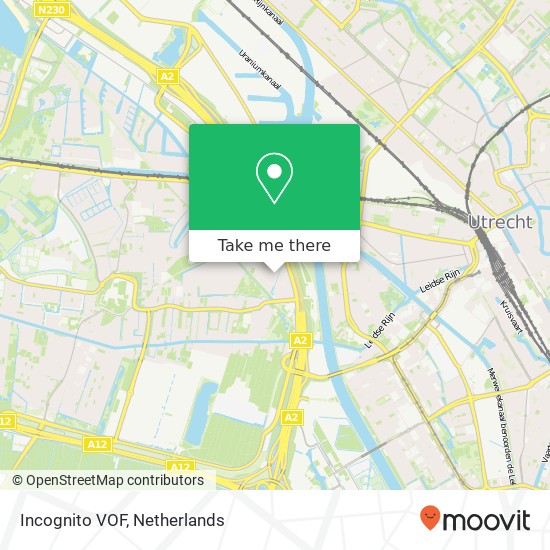 Incognito VOF, Saffraanweg map