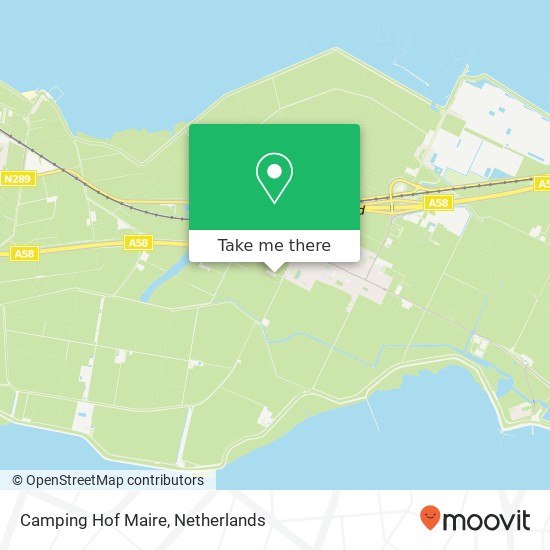 Camping Hof Maire map