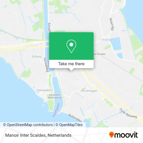 Manoir Inter Scaldes map